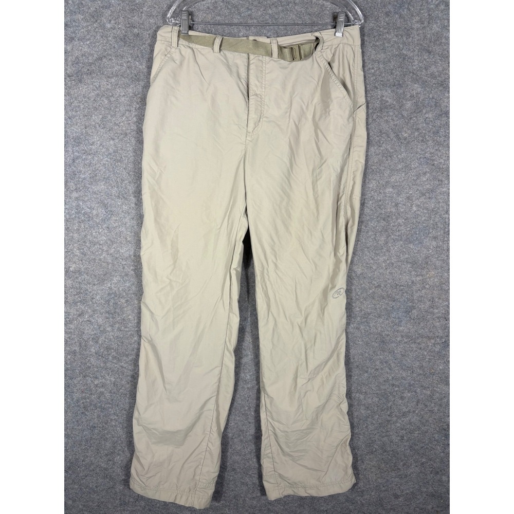 Cloudveil Jackson Hole WY Mens Hiking Travel Pants with‎ Belt Beige Outdoor